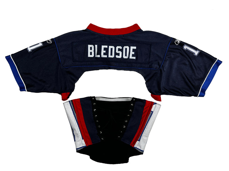 Reworked Bills jersey Corset