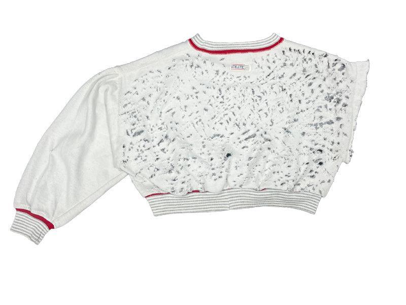 Wilson Athletic Distress Cropped Sweatshirt