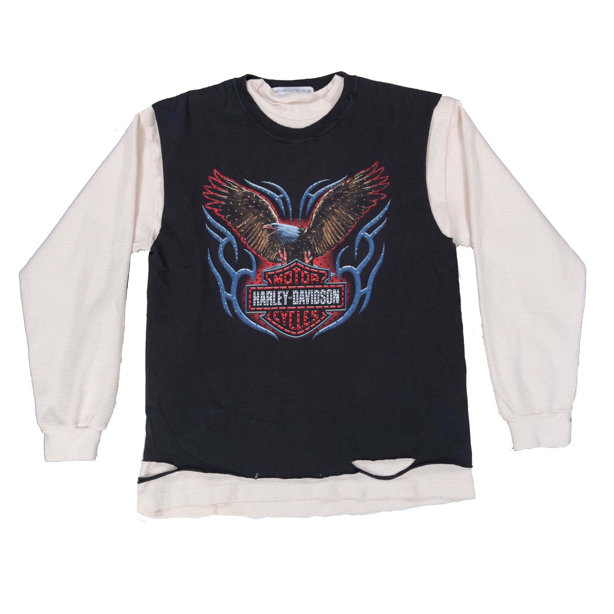 Harley Flying Eagle Layered Muscle Tee