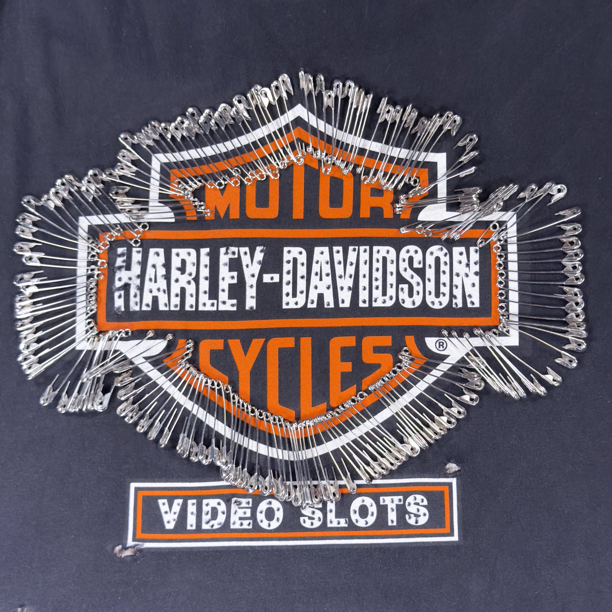 Harley Davidson Pinned Layered Muscle Tee