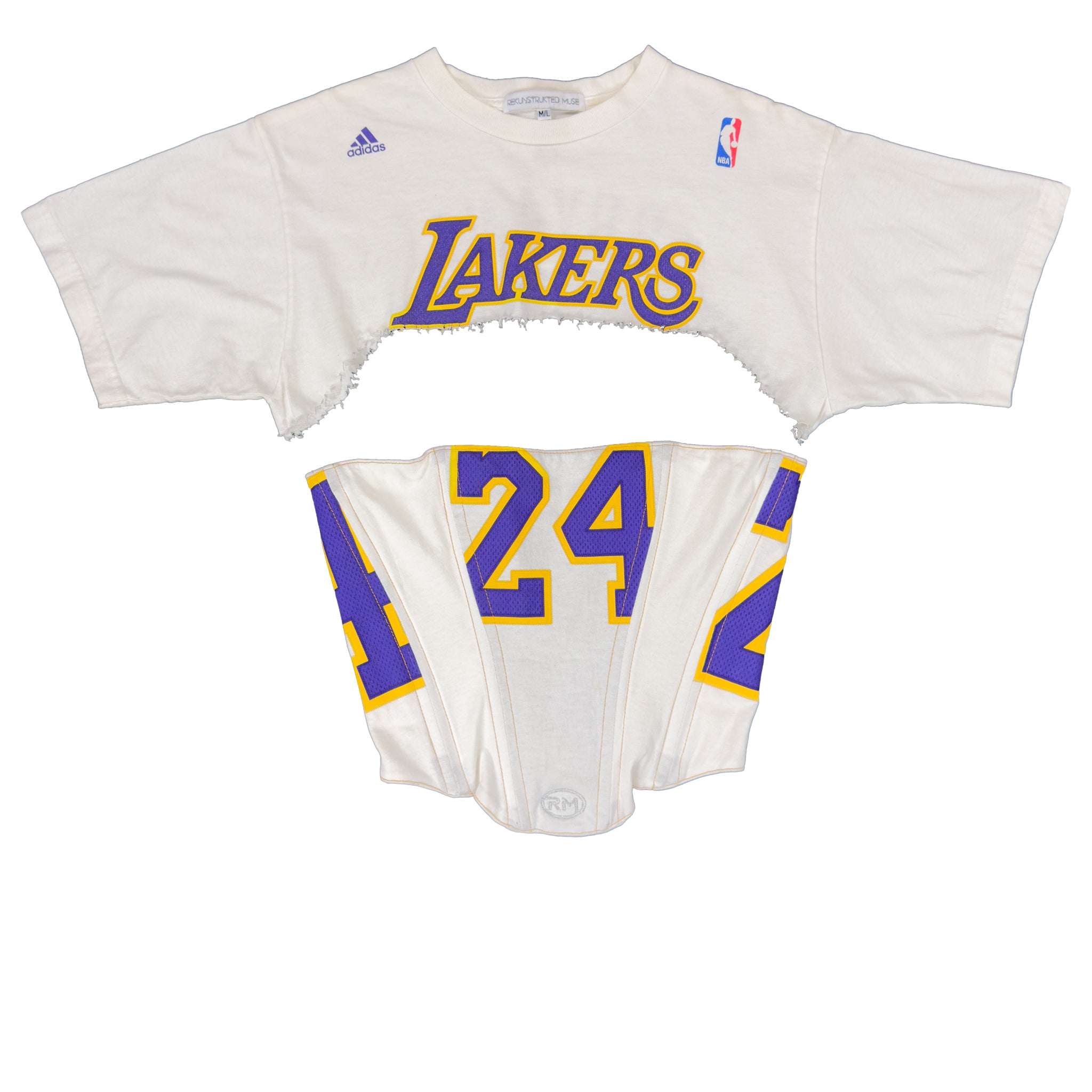 Reworked Lakers #24 Corset Tee