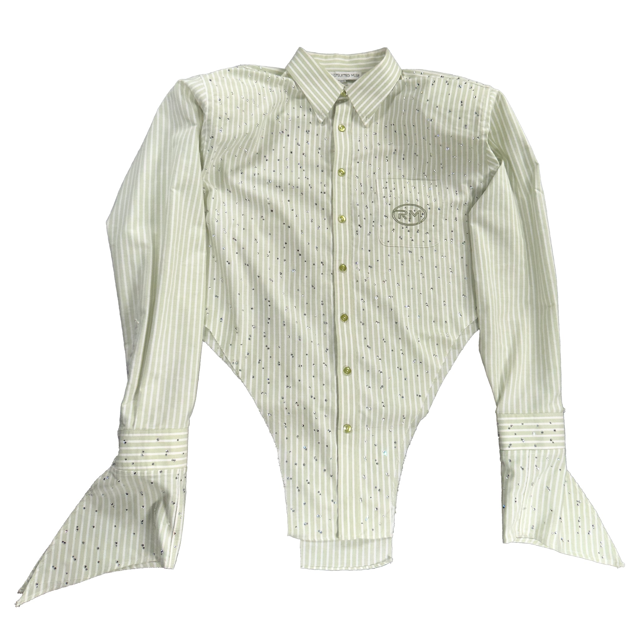 Matcha In a Meeting button up