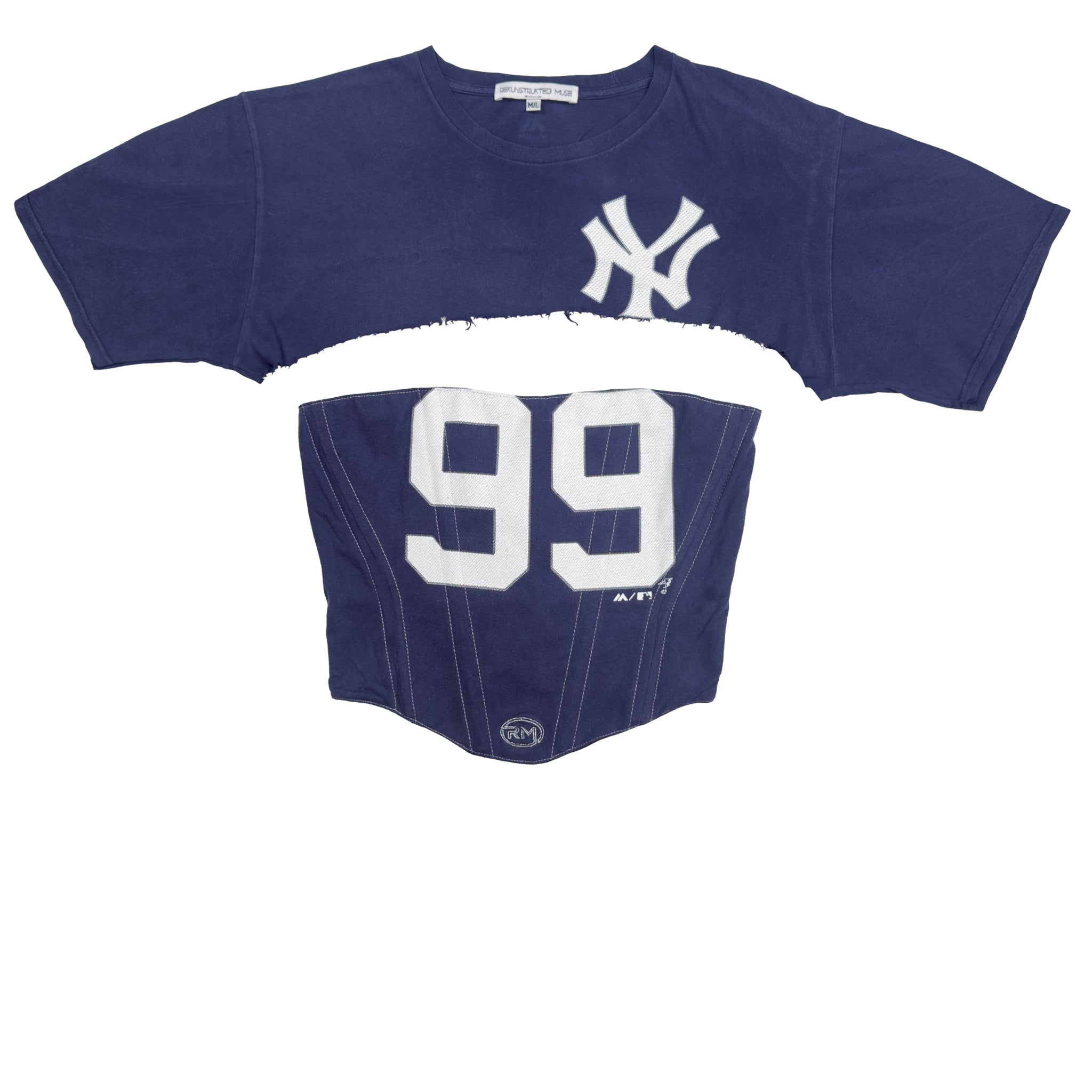 Reworked NY Yankees 99 Corset Tee