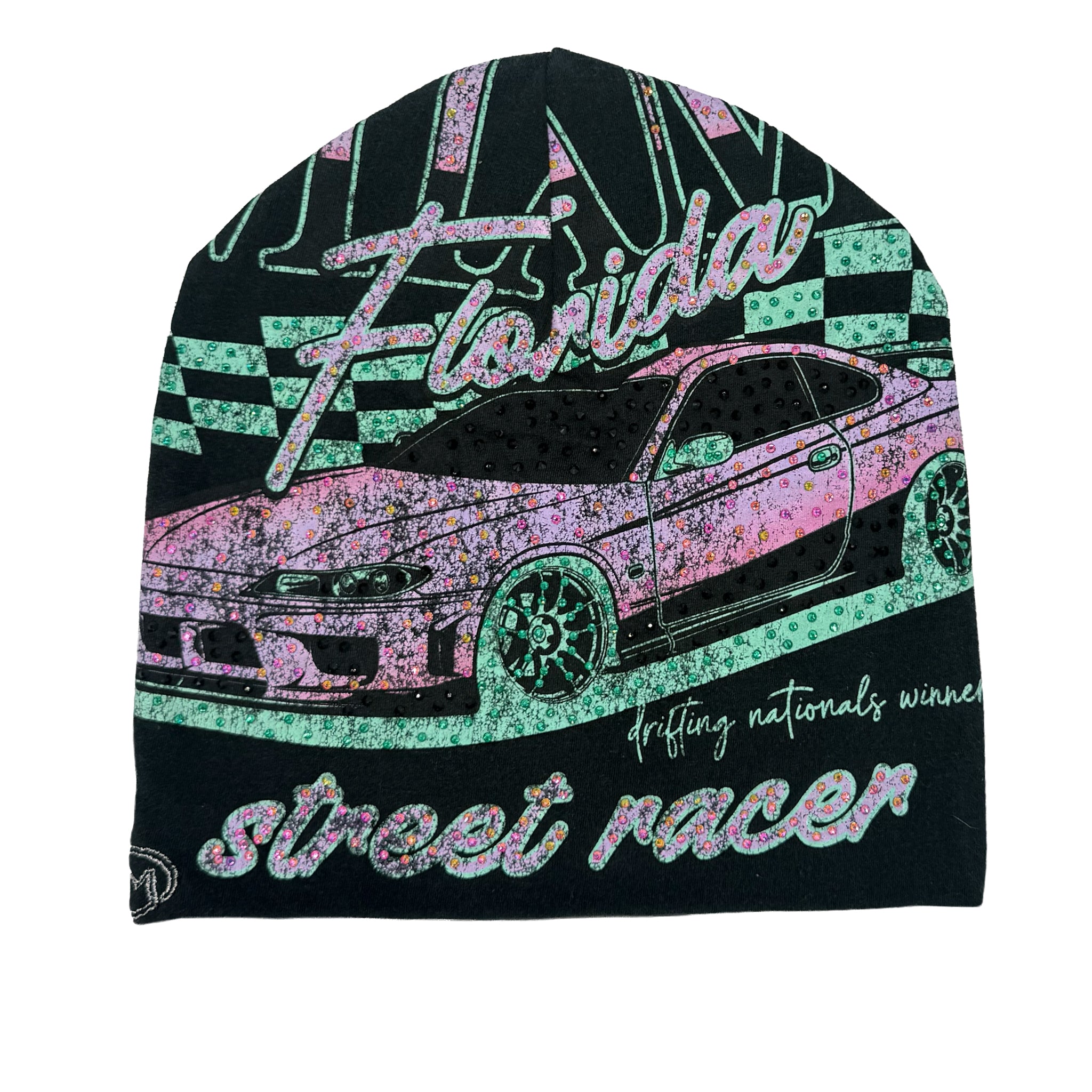 Vintage Florida Street Racer T-shirt Beanie