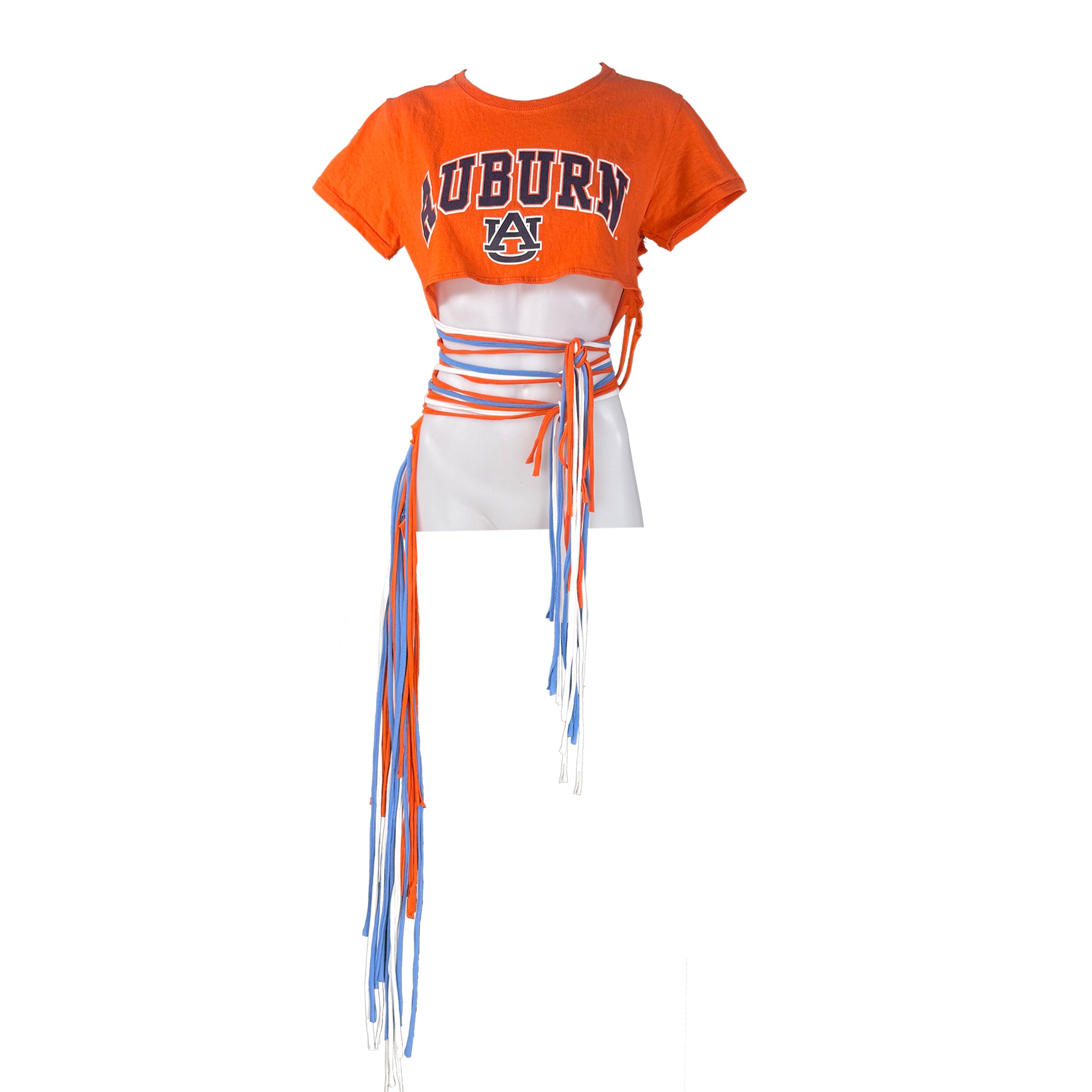 Auburn Fringe Tie Tops