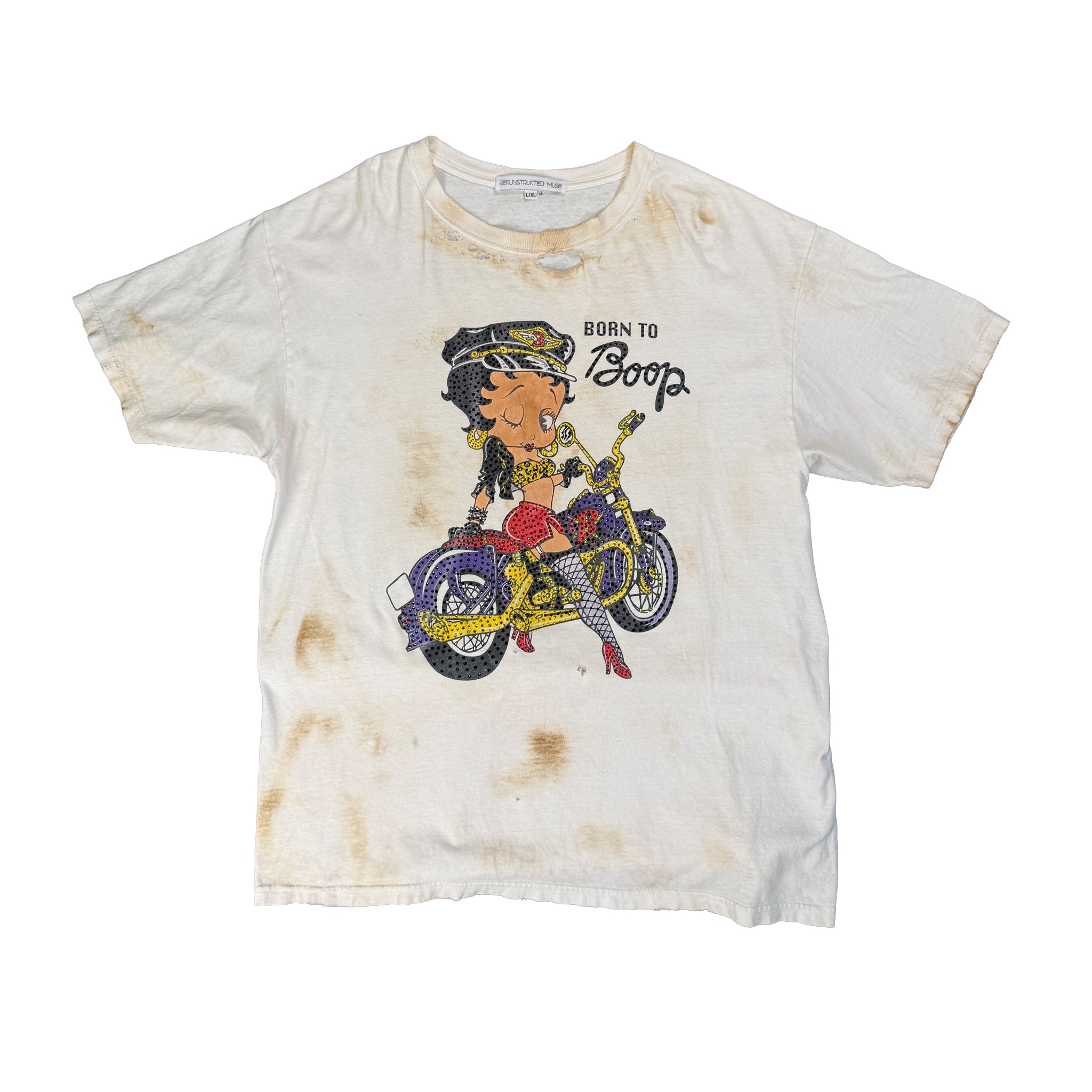 Vintage Biker Betty Torch Tee