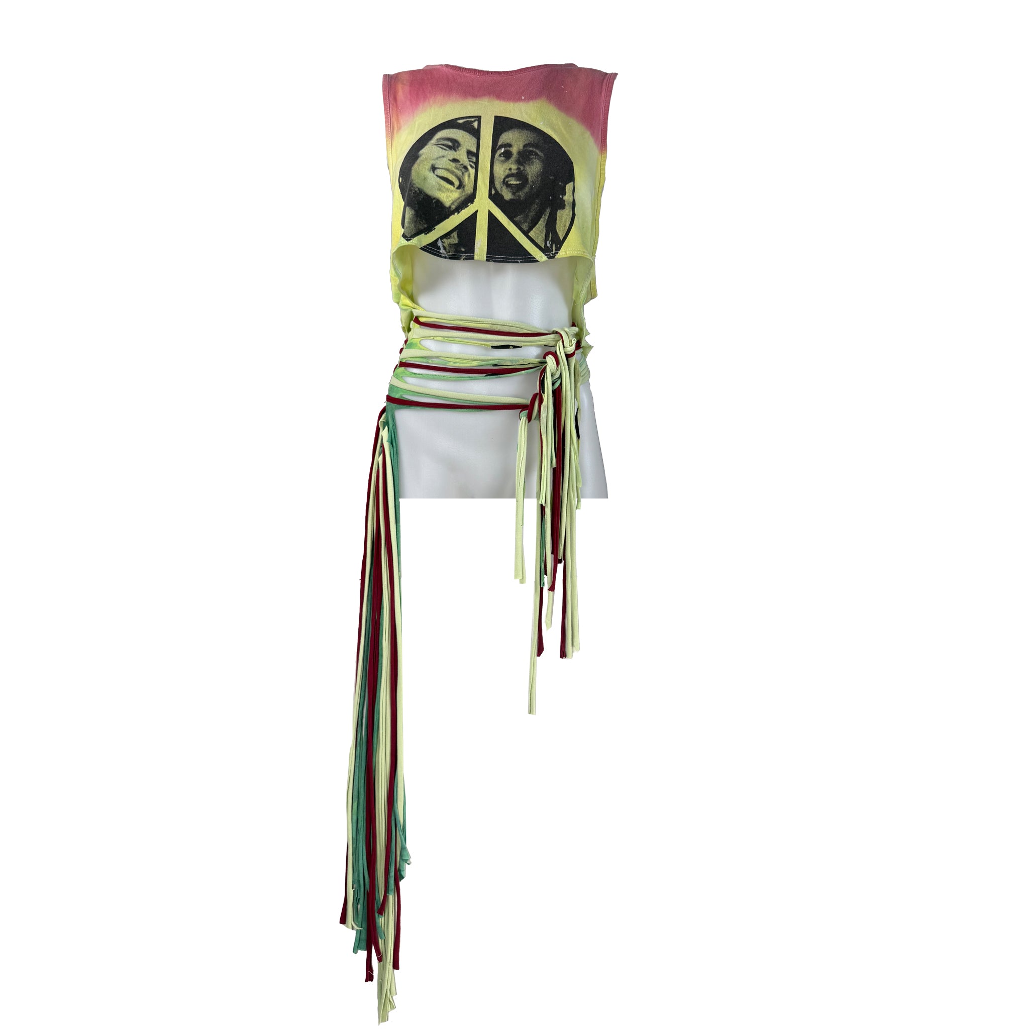 Bob Marley Fringe Tie Tops