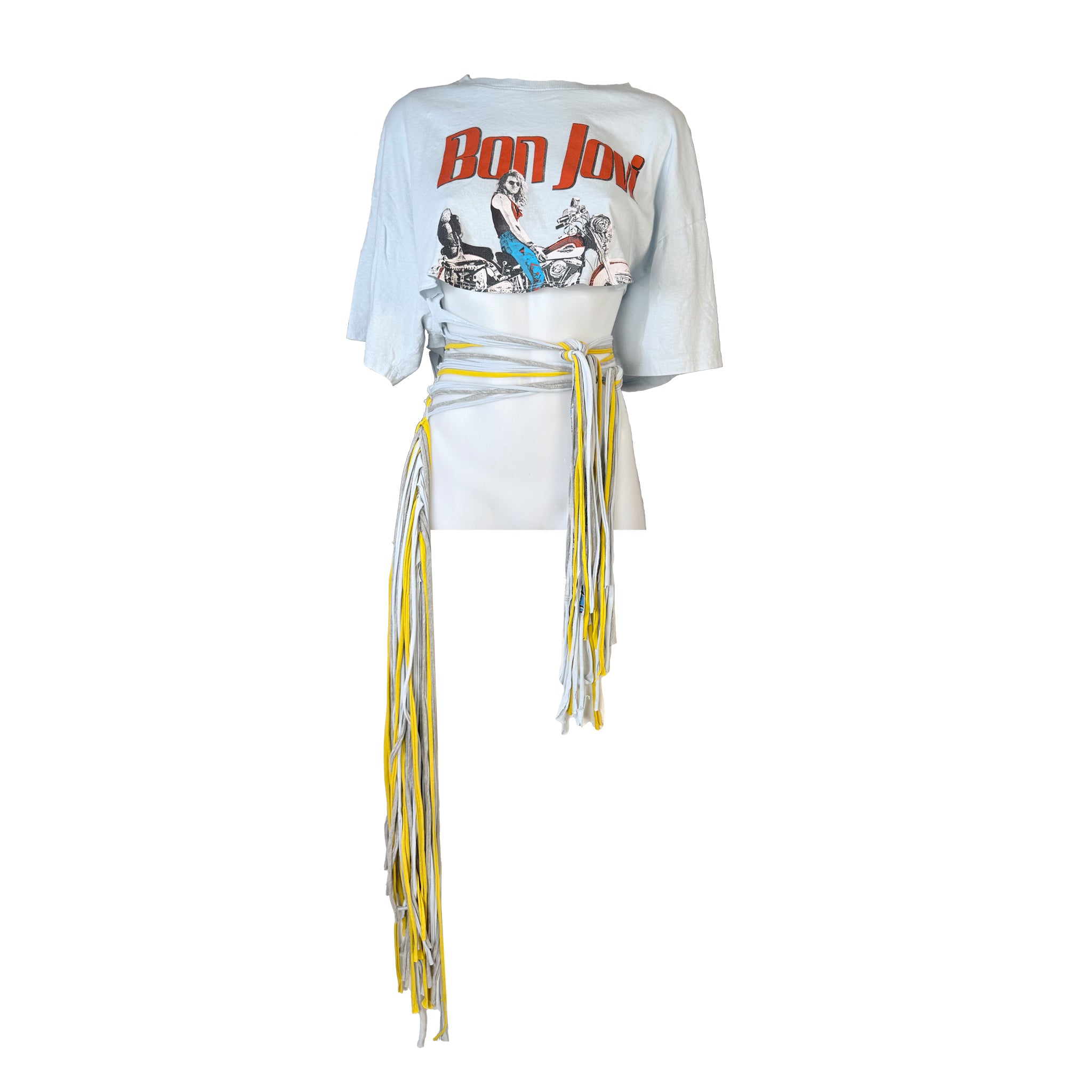 Bon Jovi Fringe Tie Tops