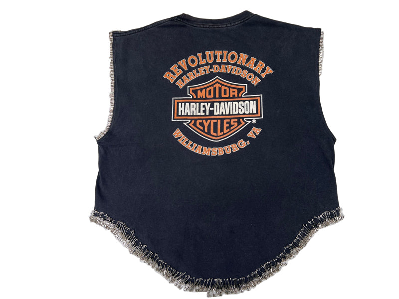 Harley Eagle Flame Saddle Tee