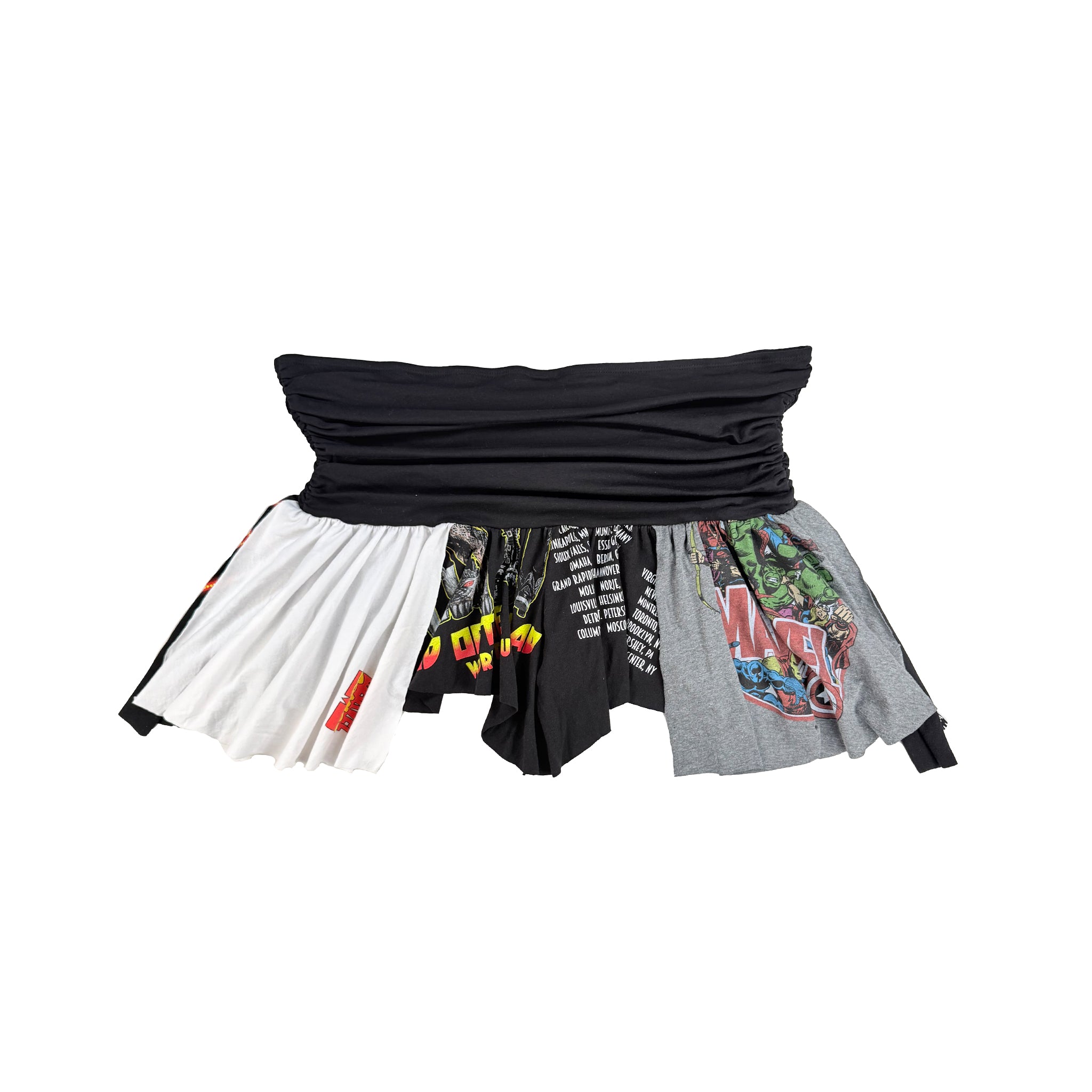 Heavy Metal Avengers T-Shirt Mini Skirt