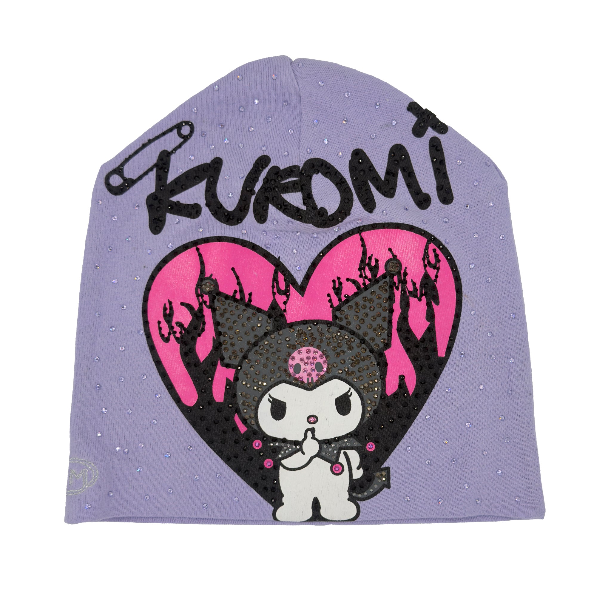 Vintage Sweet Heart Kuromi T-shirt Beanie