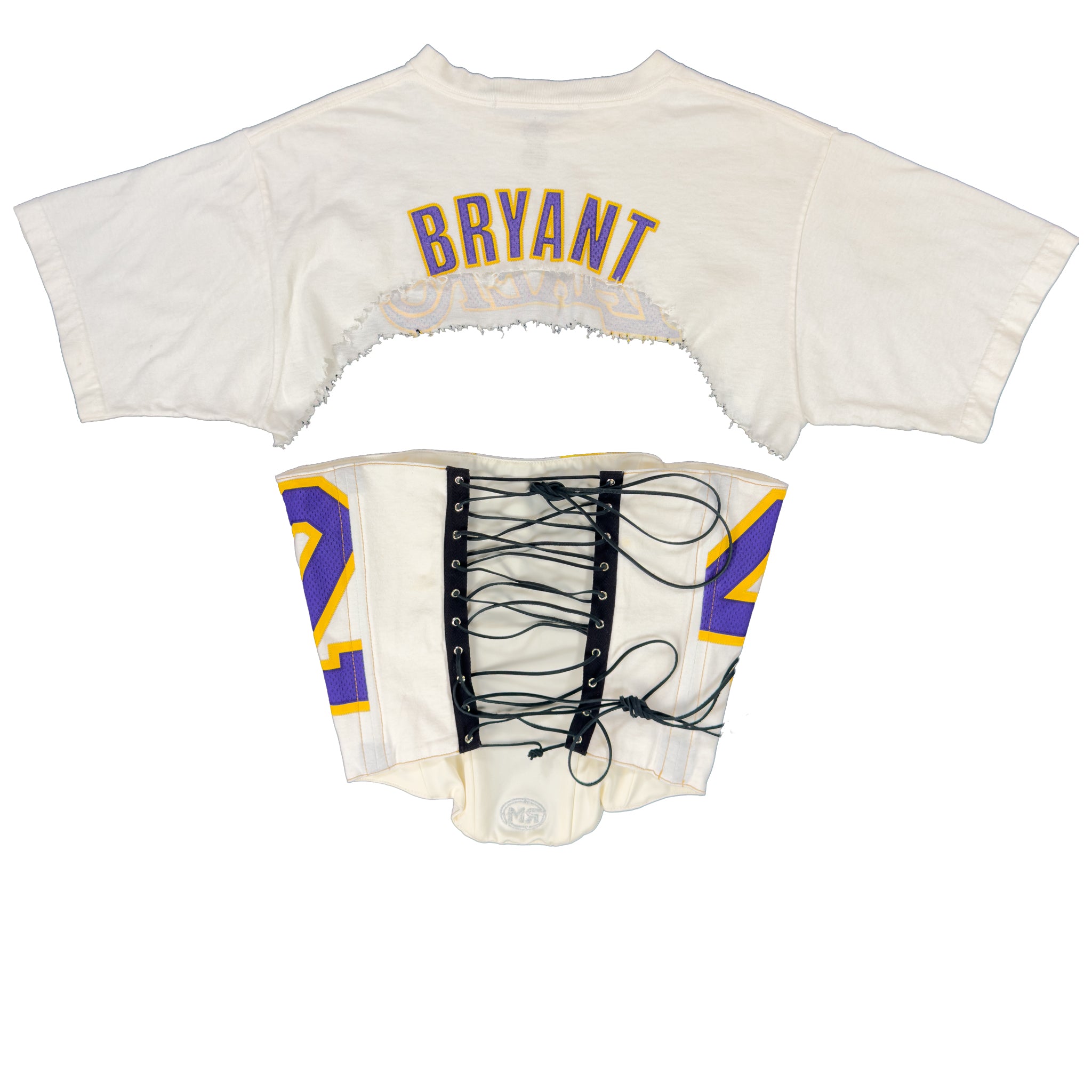 Reworked Lakers #24 Corset Tee