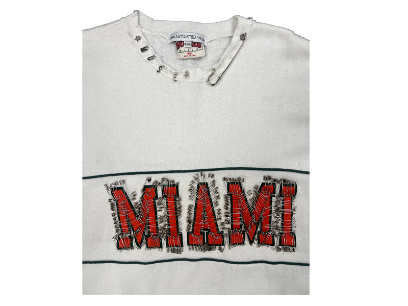 Miami Cropped Crew Sweatshirt