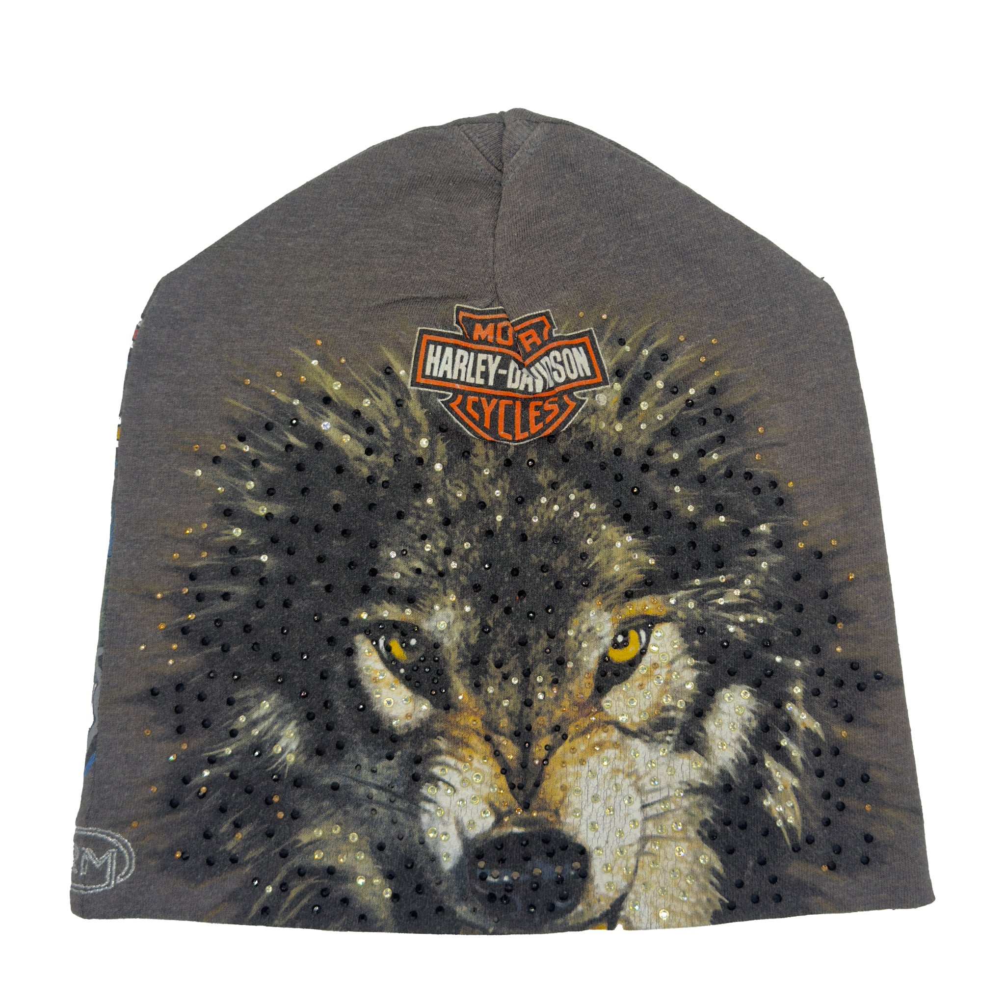 Vintage Wolf Harley T-shirt Beanie