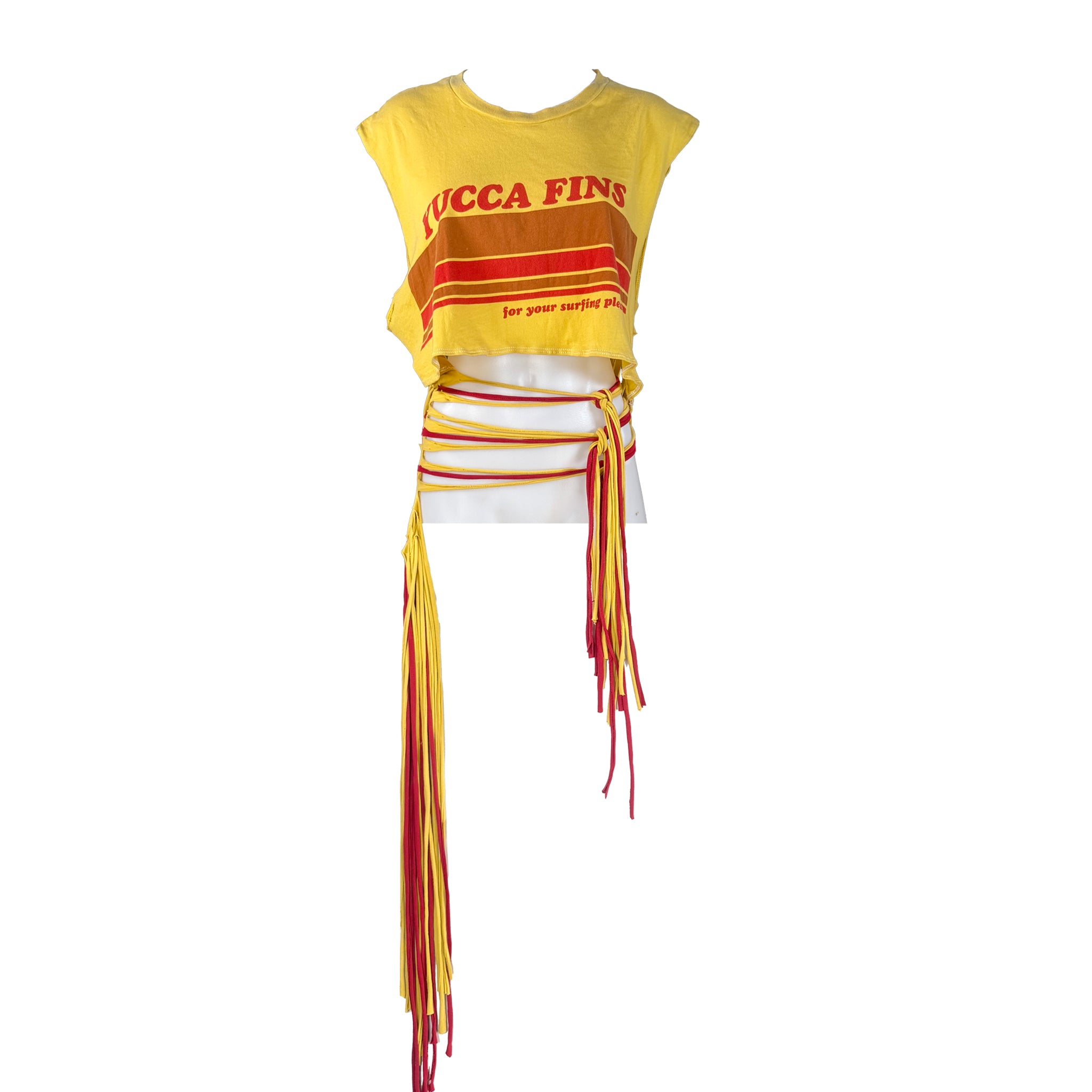 Yucca Fringe Tie Tops