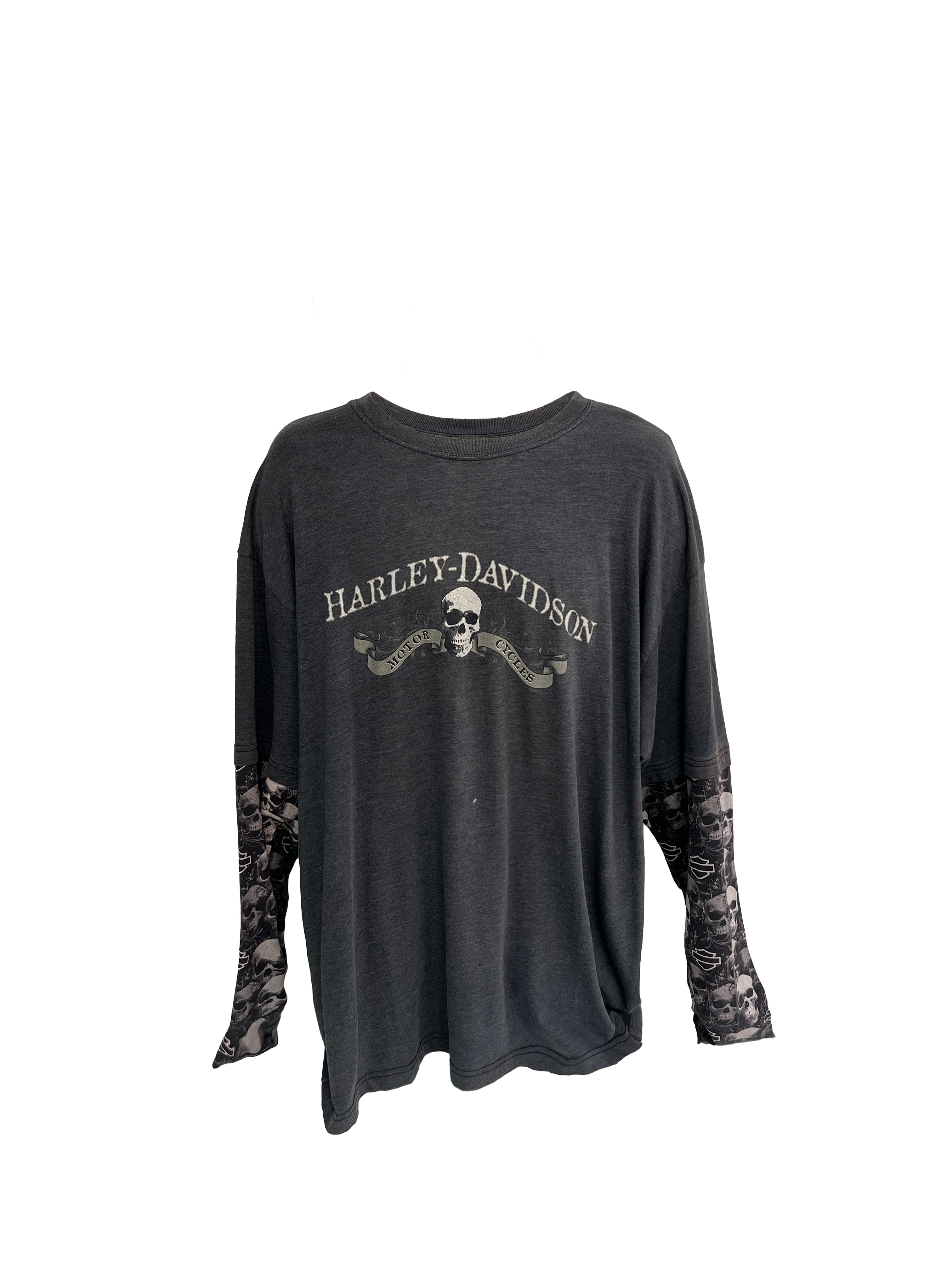 Skull Mania Harley Davidson Tee