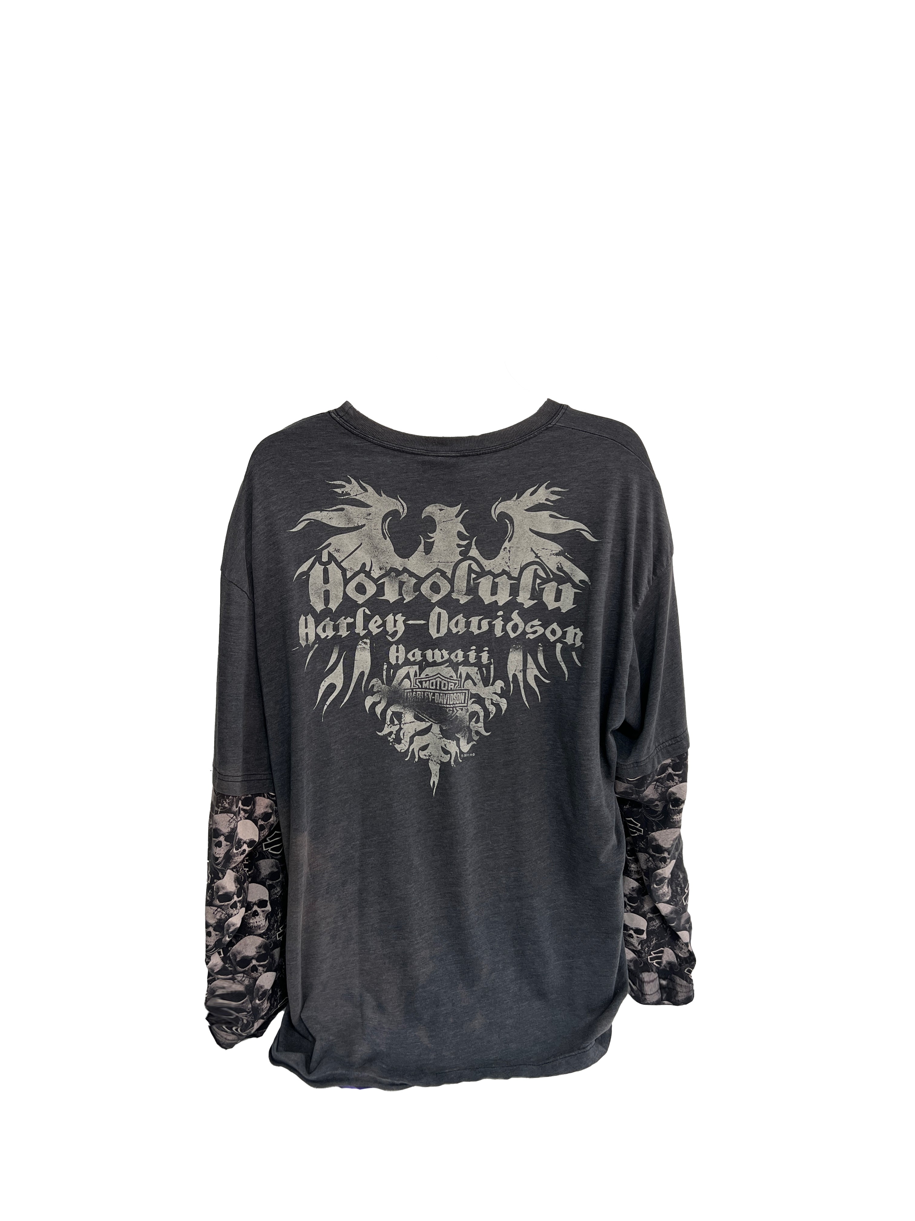 Skull Mania Harley Davidson Tee